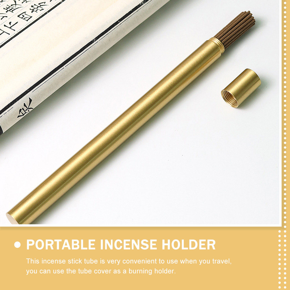 Lightweight Brass Incense Stic - Travel Outdoor Camping Youtube review and price