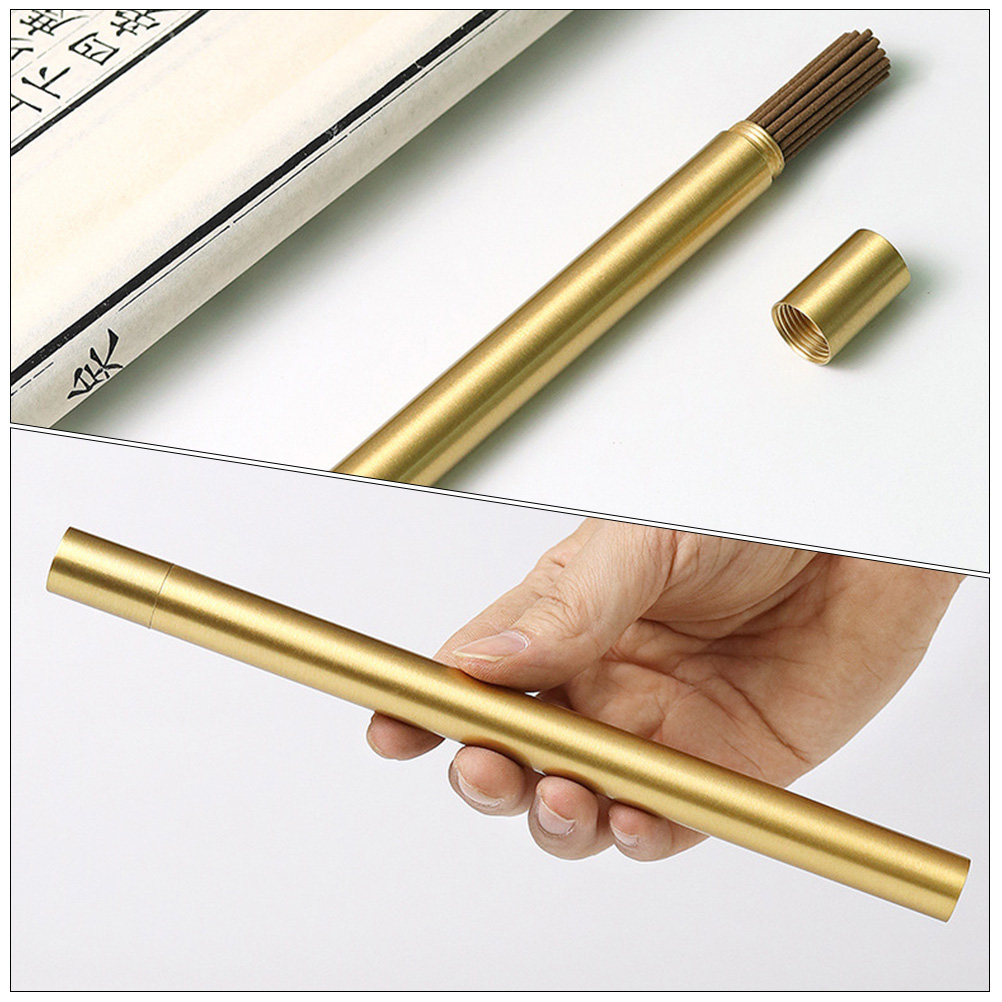 Lightweight Brass Incense Stic - Travel Outdoor Camping Youtube review and price