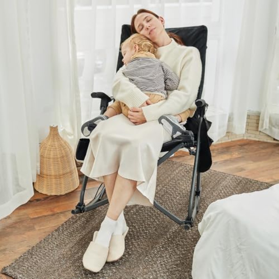 EVER ADVANCED Oversized Foldin - Outdoor Camping Rocker review and price