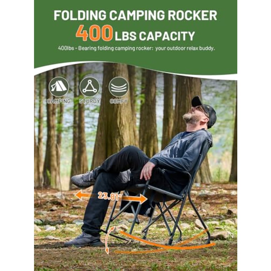 Folding Oversized Rocking Camp - Outdoor Camping Rocker review and price