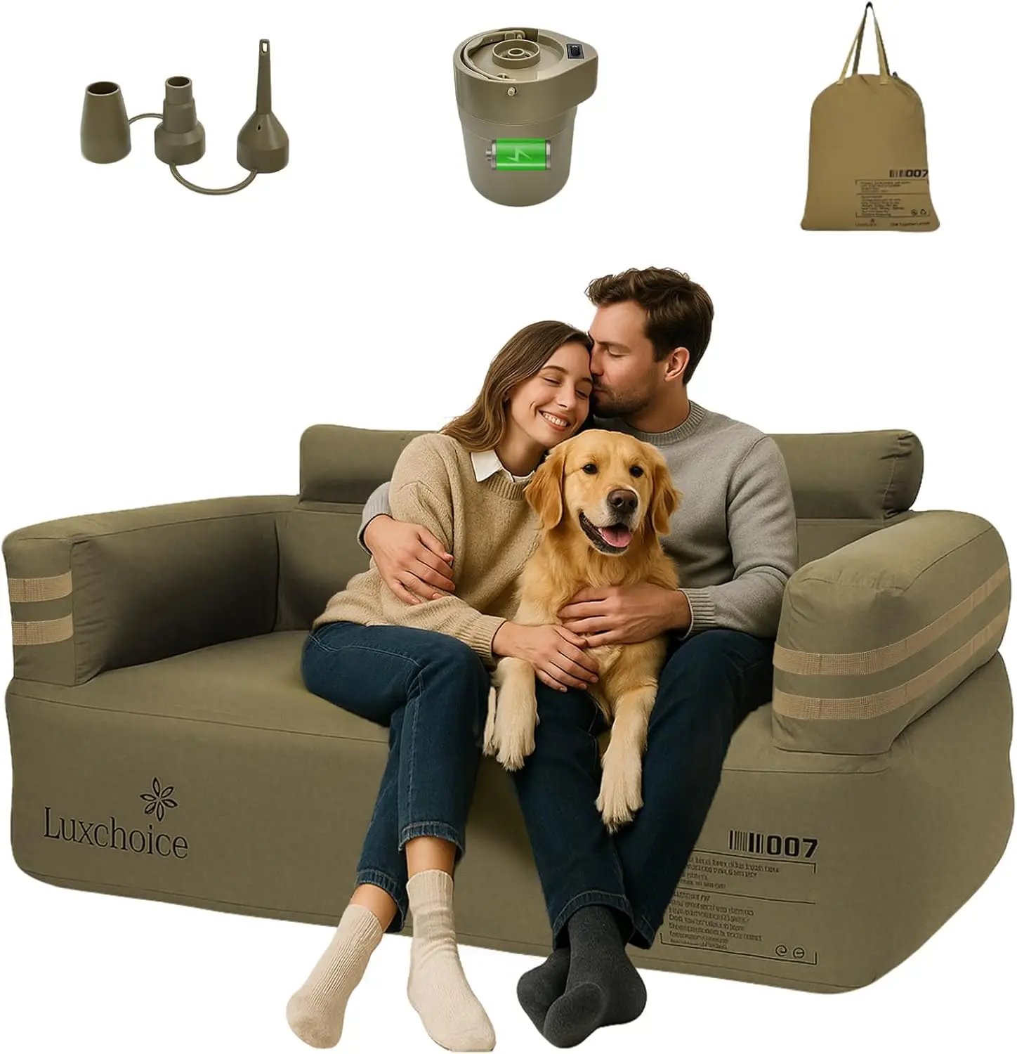 Portable Inflatable Couch for  - Outdoor Camping Furniture review and price