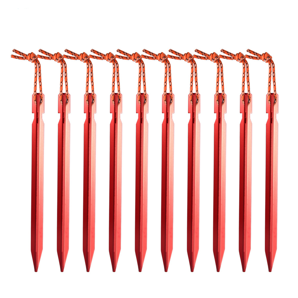 10Pcs/lot 18cm Aluminum Alloy  - Outdoor Camping Extension Cord review and price