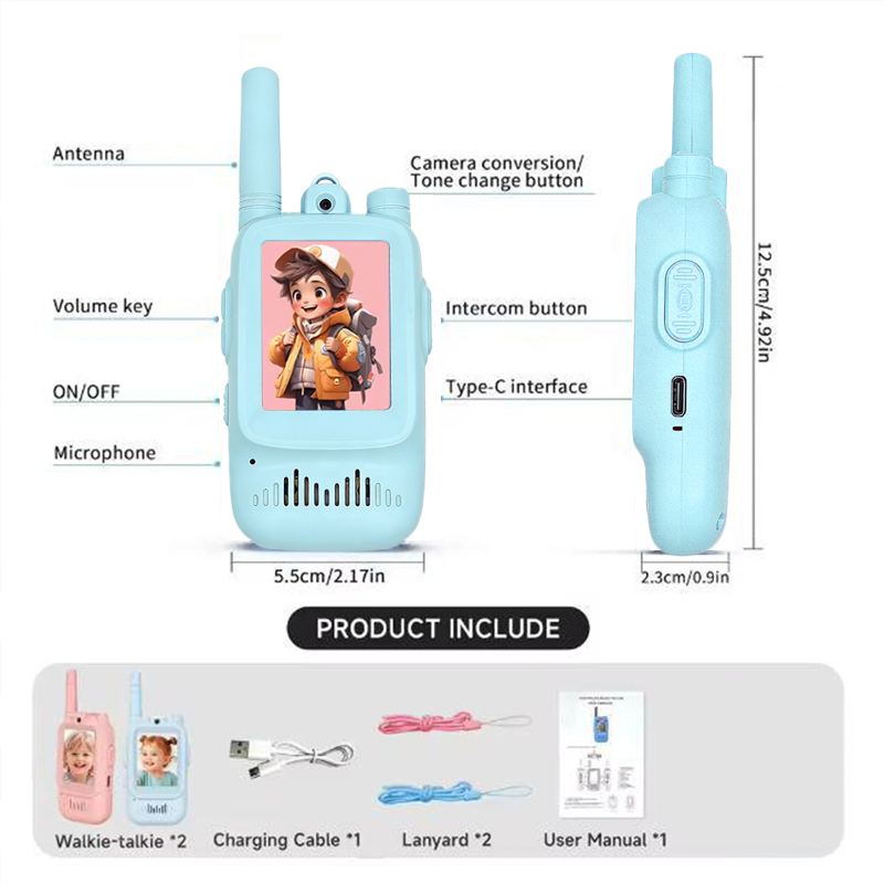 2pcs kids Video Walkie Talkie  - Outdoor Camping Toys review and price