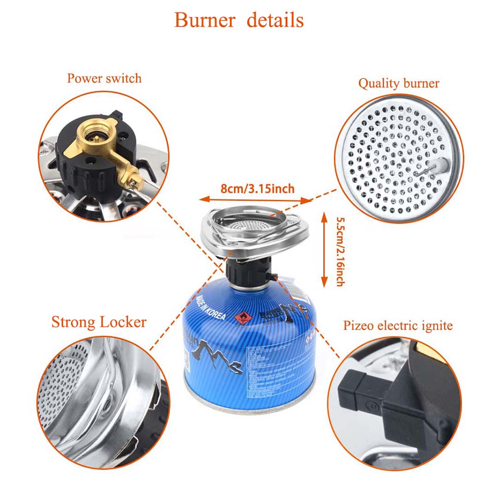 1500W BRS 61 Outdoor  Integrat - Outdoor Gas Camping Oven review and price