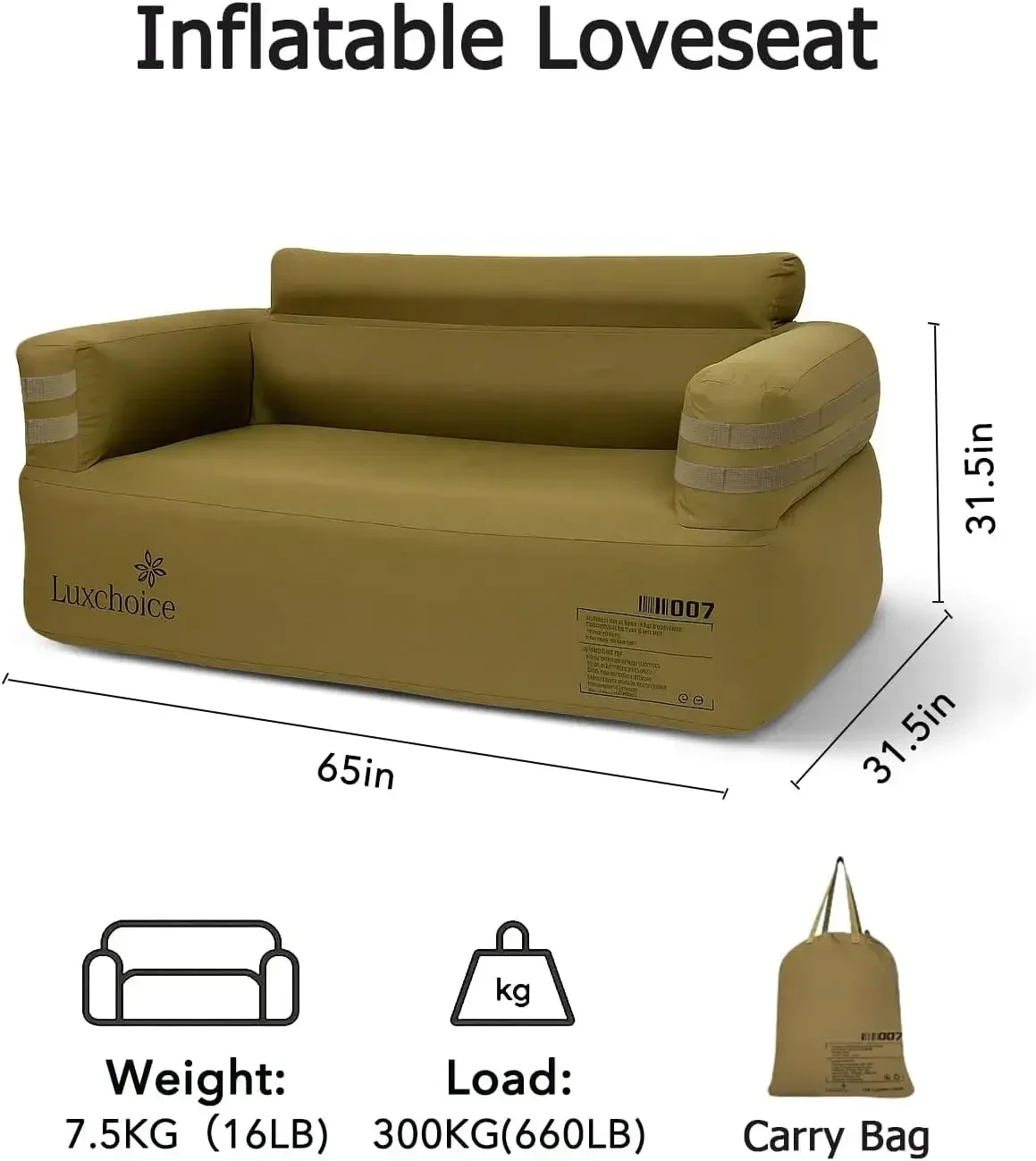 Portable Inflatable Couch for  - Outdoor Camping Furniture review and price