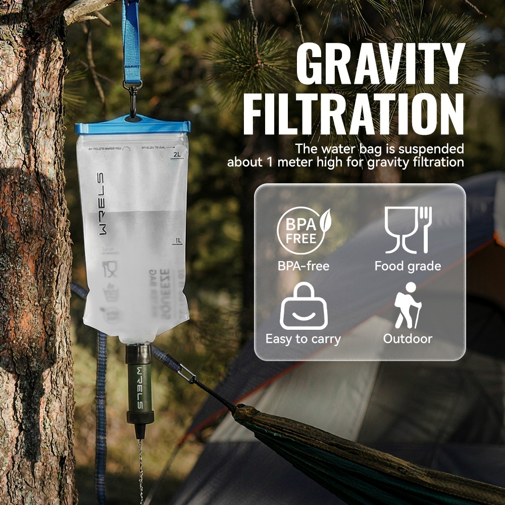 WRELS Camping & Survival Emerg - Portable Water Filter review and price