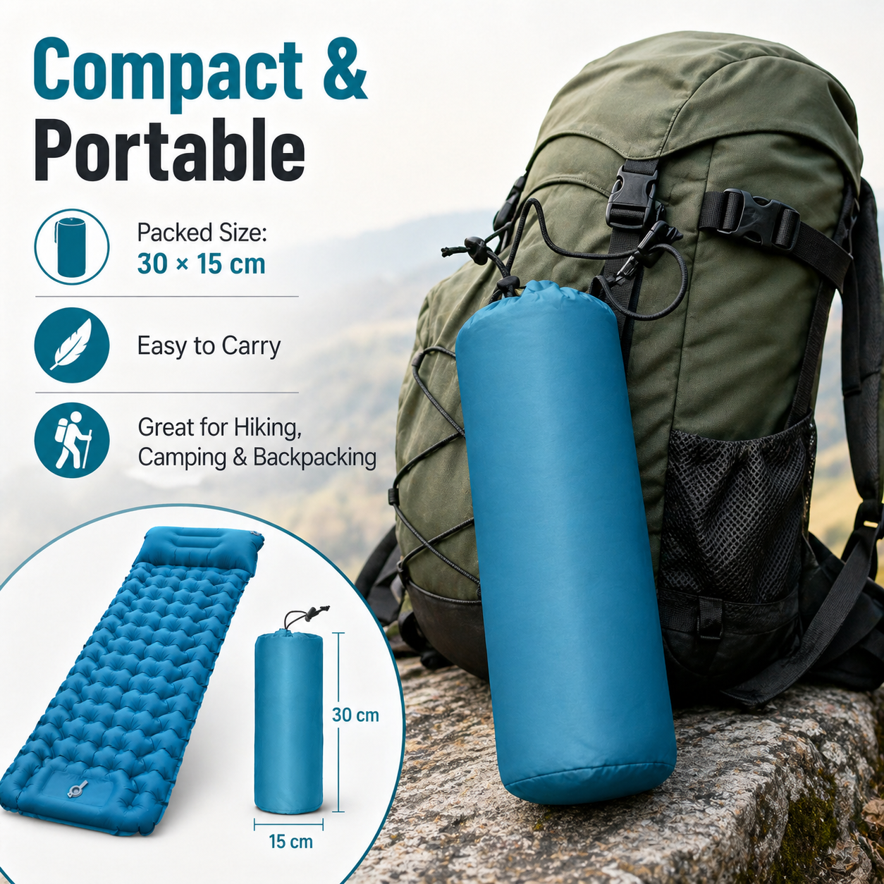 Ultralight Inflatable Camping  - Outdoor Camping Rugs review and price
