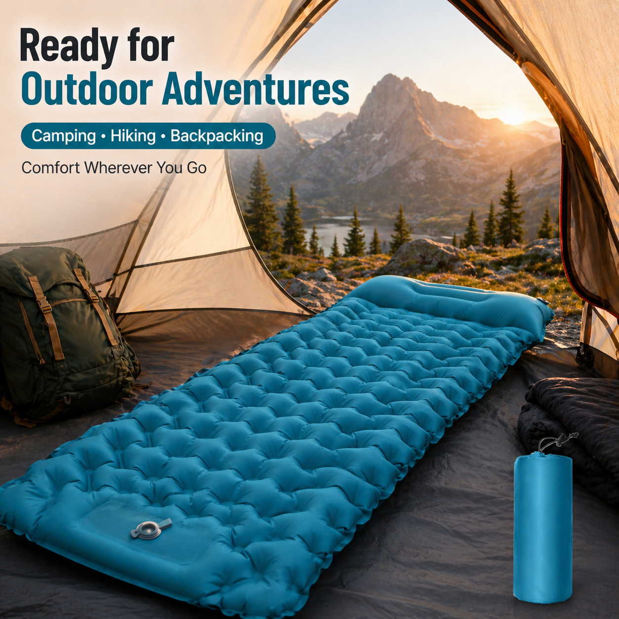 Ultralight Inflatable Camping  - Outdoor Camping Rugs review and price