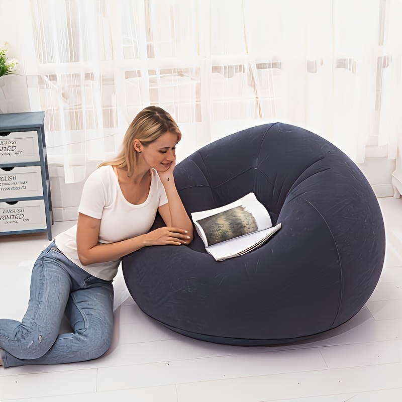 1pc Large Bean Bag Chair, Infl - Outdoor Camping Chairs review and price