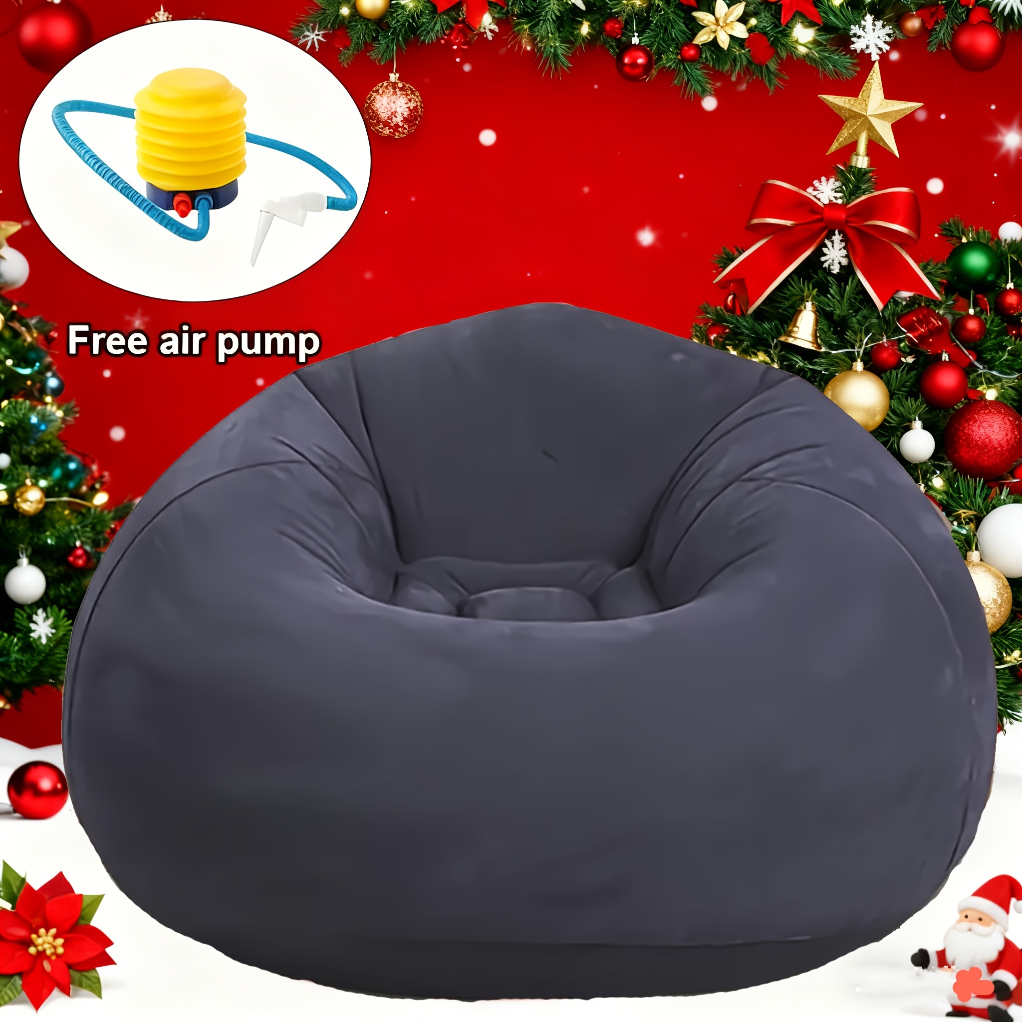 1pc Large Bean Bag Chair, Infl - Outdoor Camping Chairs review and price