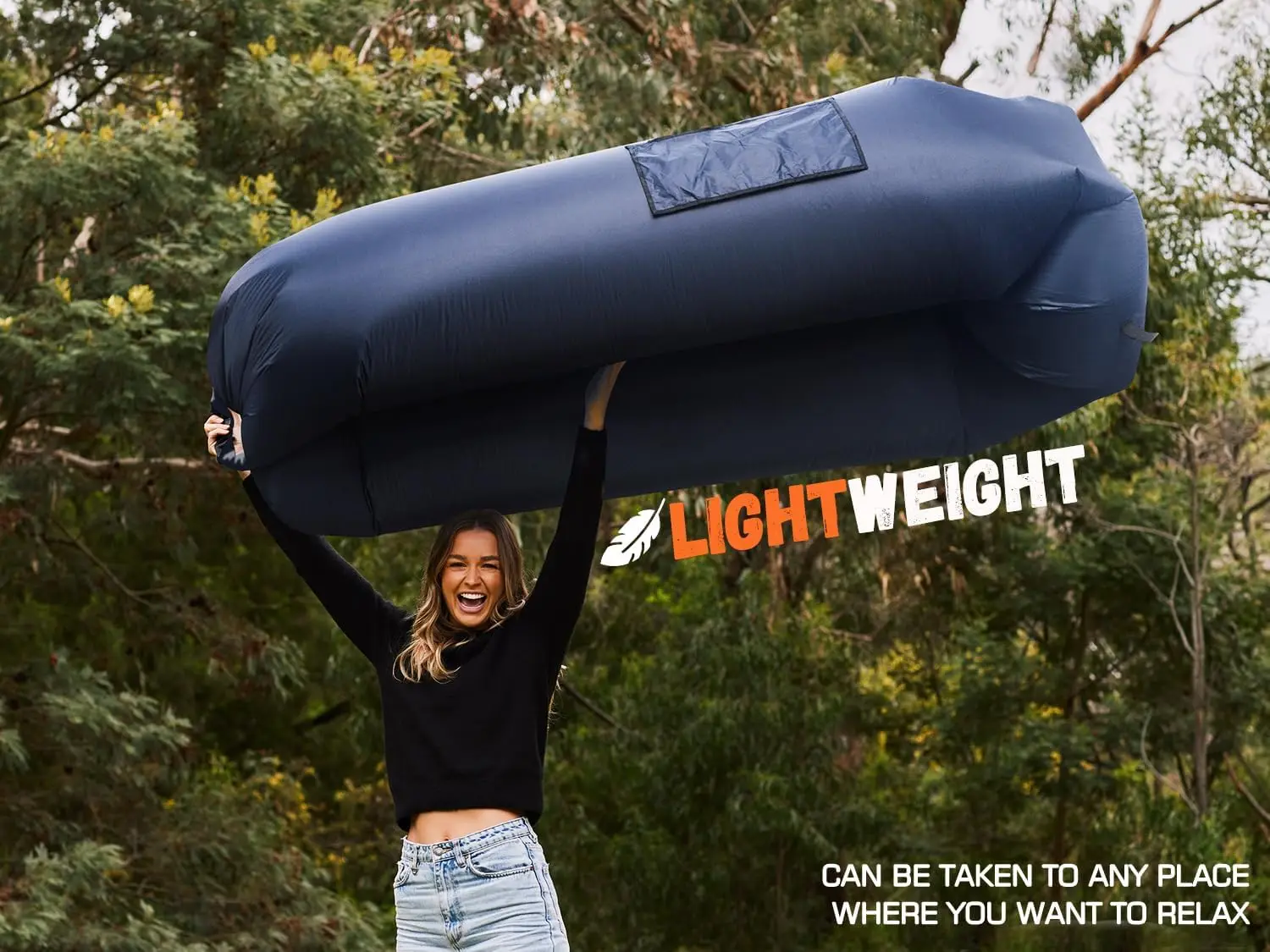 Inflatable Sun Lounger, Air So - Outdoor Camping Furniture review and price